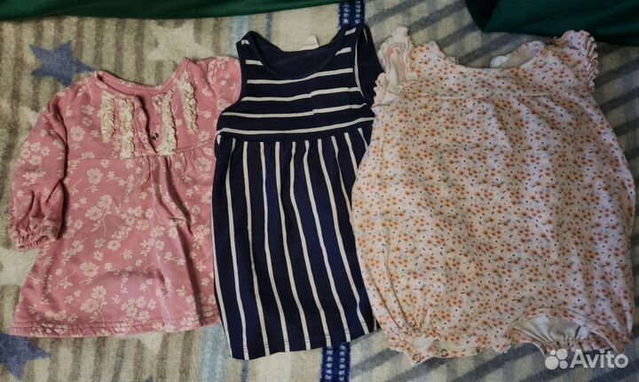 Детские вещи пакетом для девочки 74 80