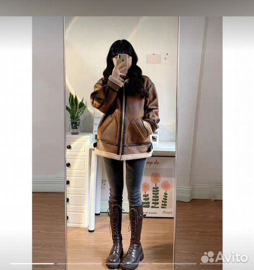 Дубленка женская демисезонная новая