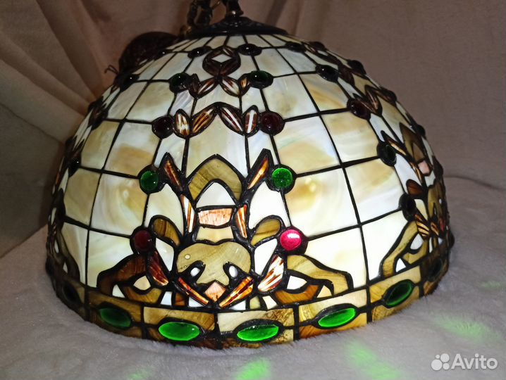 Светильник, люстра в стиле Тиффани, винтаж