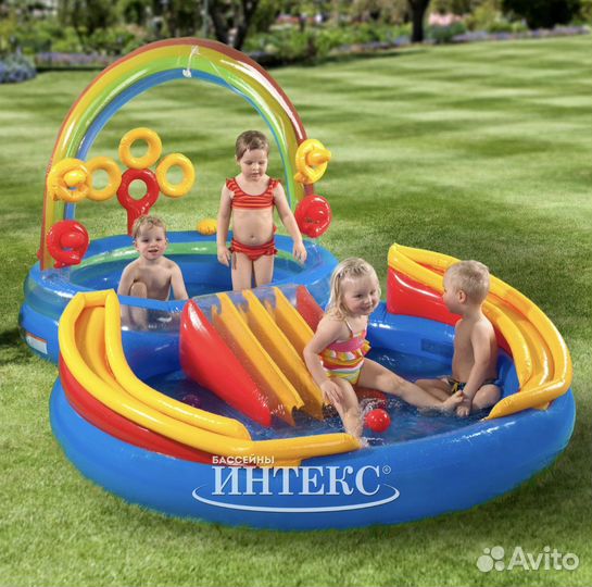 Детский игровой бассейн intex