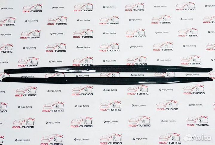 Лезвия BMW 5 series F10 M-Performance (под карбон)