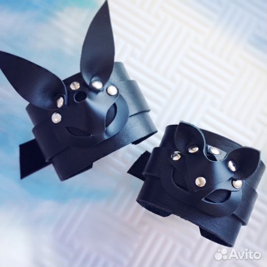 Браслет Кошка/Натуральная кожа