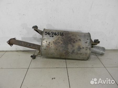 Задняя часть глушителя