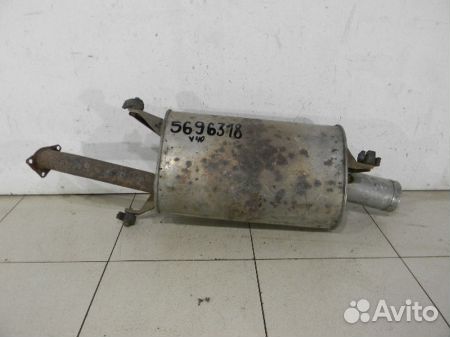 Задняя часть глушителя