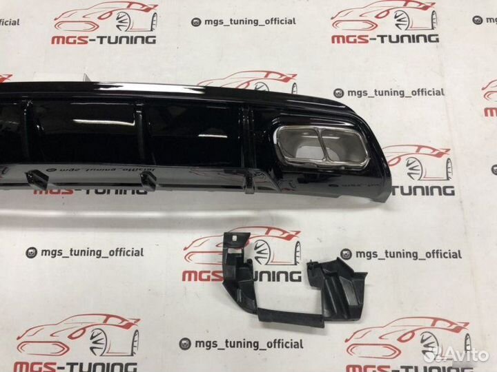 Диффузор хром насадки Mercedes А45 AMG 15-18 гг