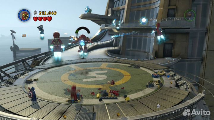 Lego Marvel Super Heroes PS3, английская версия