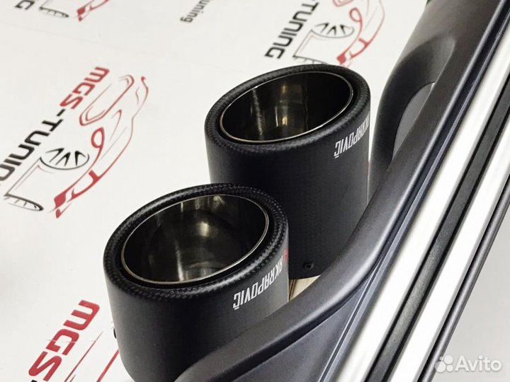 Диффузор с насадками Audi A3 12-16г S3 Sportback