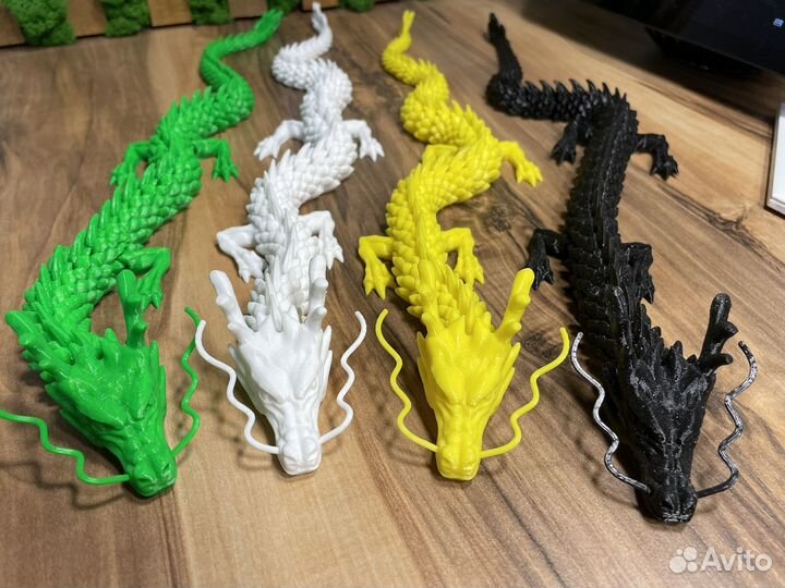 Дракон игрушка 3D подвижная