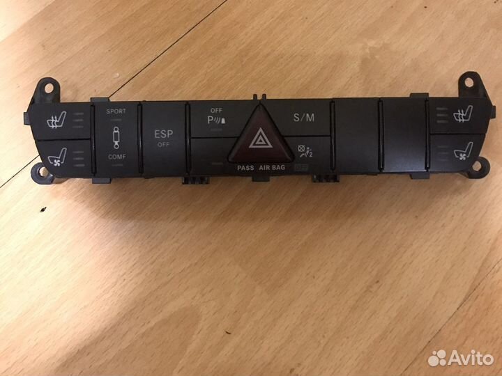 Блок кнопок аварийка Мерседес мл Гл 164