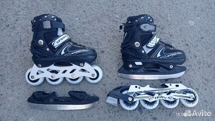 Ролики коньки 2 в 1