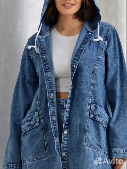 Куртка джинсовка 62-64