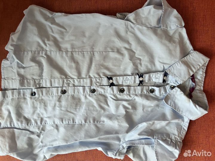 Рубашка школьная для девочки 122 128