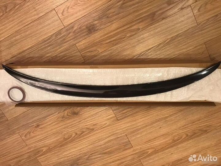 Карбоновый лип спойлер на бмв 3 ф30 Перфоменс