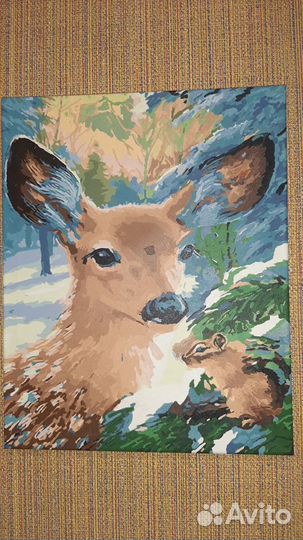 Нарисованная картина по номерам 40 50