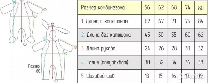 Комбинезон для новорожденного осень