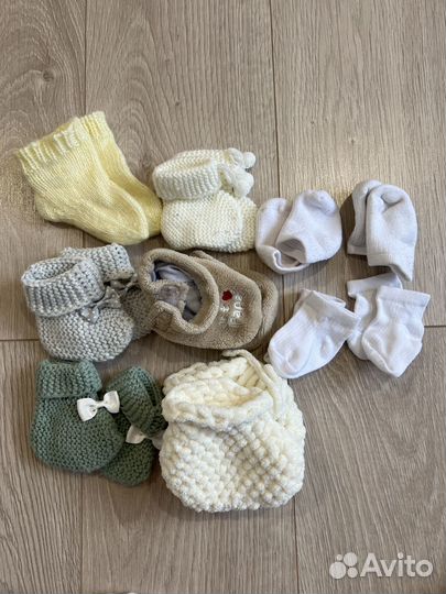 Носки для новорожденного