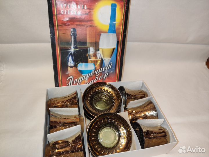 Подарочные Наборы На новый год рюмки, кофейный