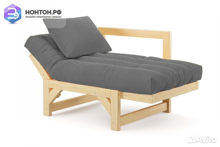 Кресло Амбер светло-серое