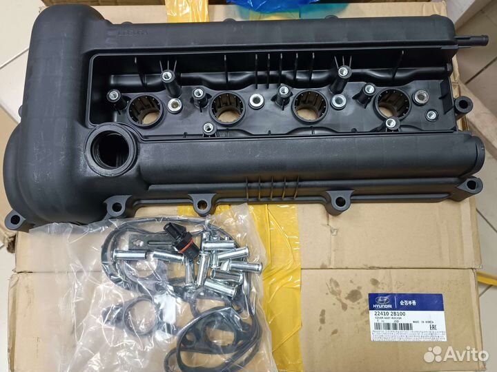 Клапанная крышка hyundai solaris