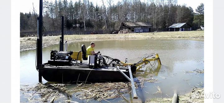 Расчистка прудов русла рек, озер, прудов