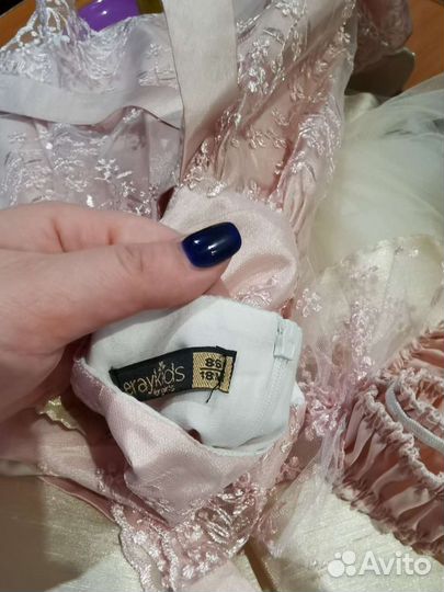 Платье для девочки р.80