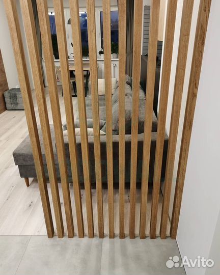 Декоративные реечные перегородки мдф