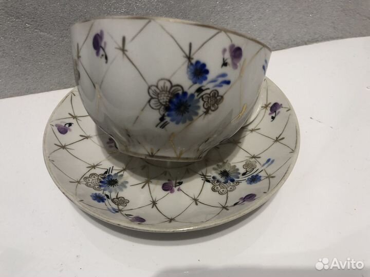 Чайная пара Васильки лфз СССР