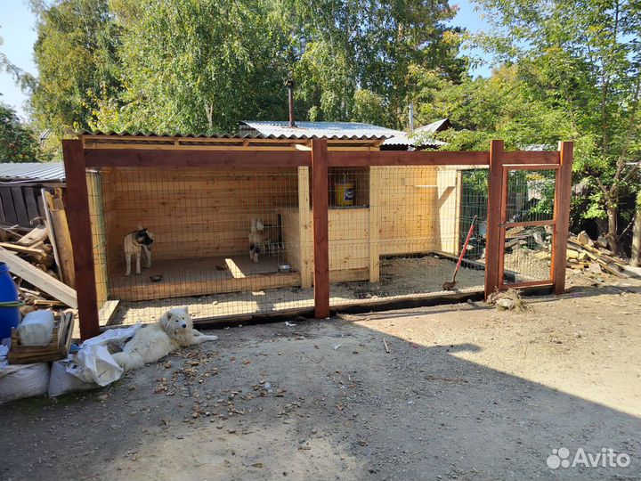 Будки, вольеры на заказ, бытовки