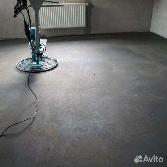 Полусухая стяжка пола,механизированная штукатурка