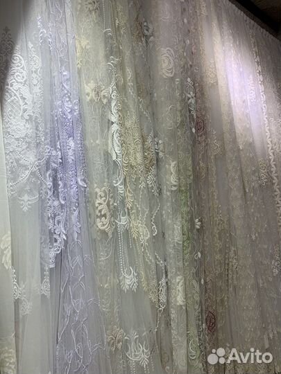 Тюль новый большой выбор