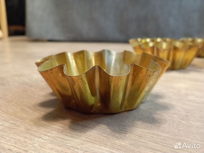 Советские жестяные формочки для кексов или желе