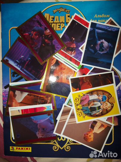 Наклейки panini Леди баг и Супер Кот 2023г