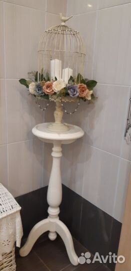 Клетка для интерьера с подставкой