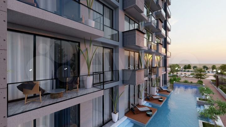 Квартира-студия, 50 м² (Кипр)