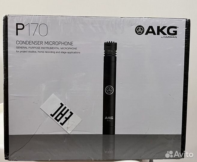 Микрофон AKG p170 конденсаторный студийный