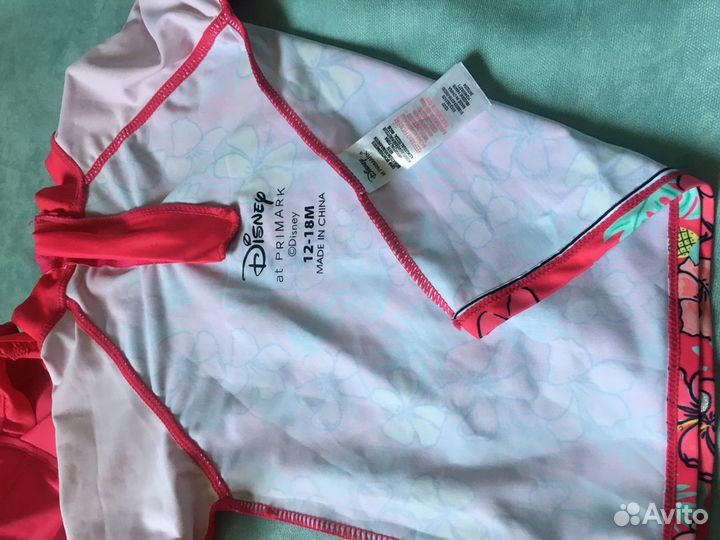 Купальный комплект для девочки 1-1,5 года