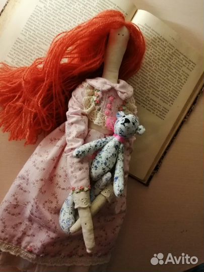 Текстильная интерьерная кукла тильда /tilda