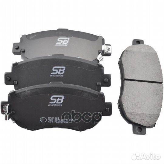 Колодки тормозные дисковые передние BP21324 SB