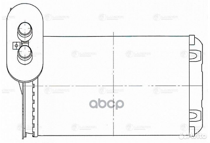 Радиатор отопителя LRH1831 luzar