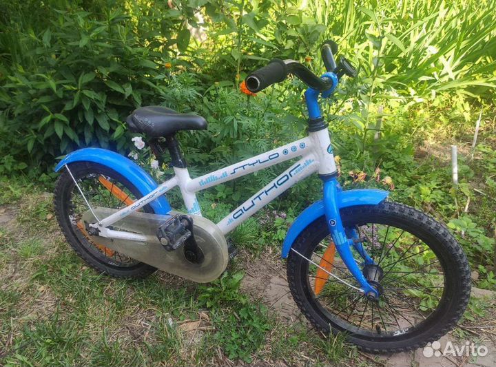Детский велосипед 16 алюминий author stylo