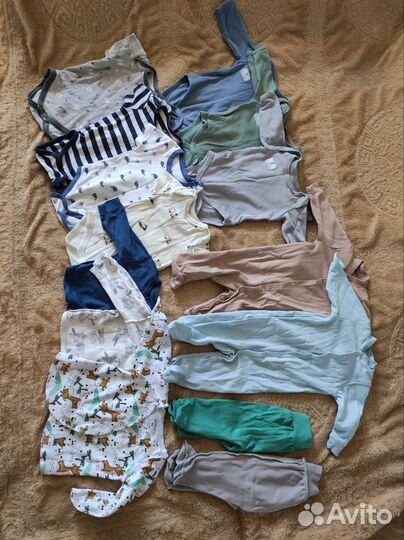 Детские вещи пакетом 56-68