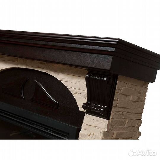 Портал Firelight Torre 25S камень, шпон венге