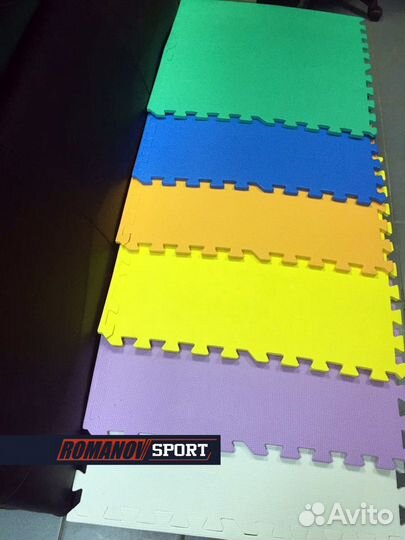 Мягкий пол (маты пазлы)