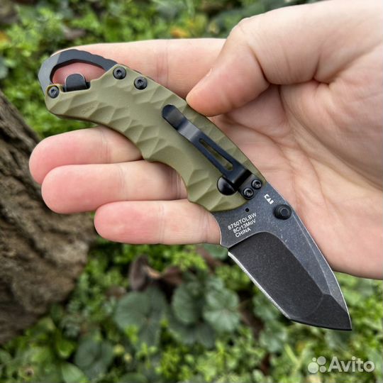 Нож складной Kershaw хаки