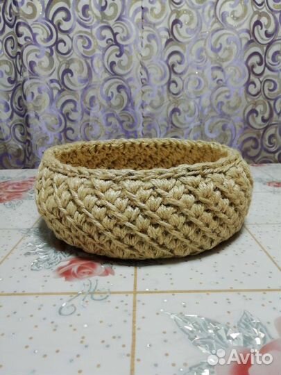 Корзинки из джута