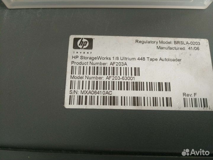 Ленточный стример HP SW 1/8 Ultrium 448