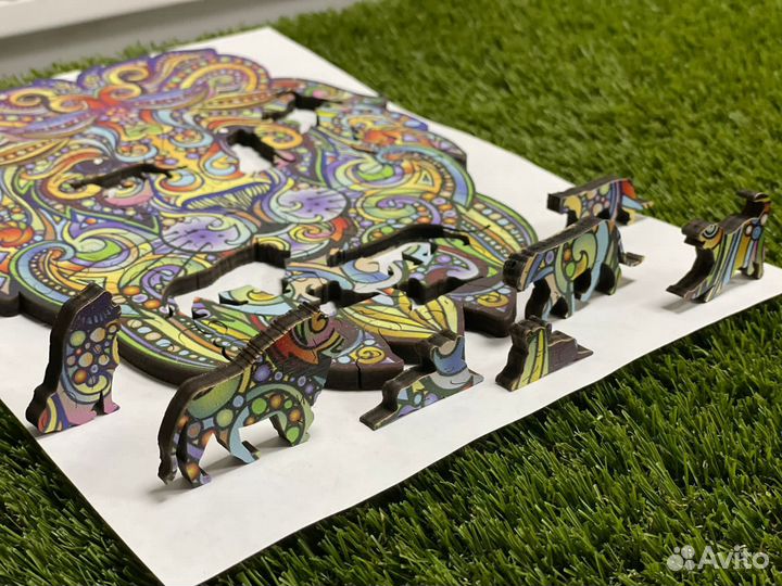 Эко-пазлы из дерева