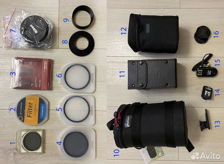 Аксессуары для объективов и пр.(список в описании)