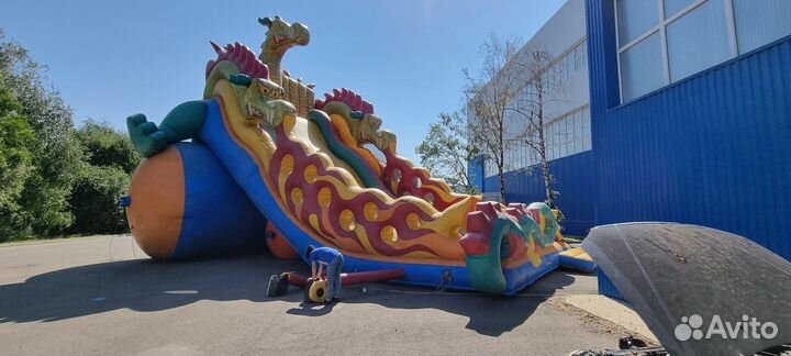 Ремонт надувных батутов