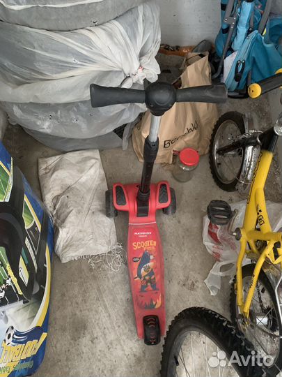 Самокат детский трехколесный бу